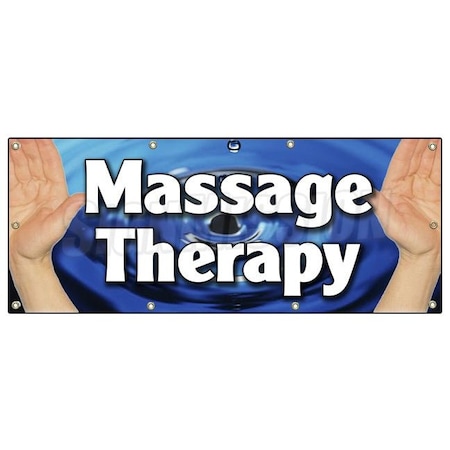 Signmission MASSAGE THERAPY BANNER SIGN therapist table rub down signs B-96 Massage Therapy